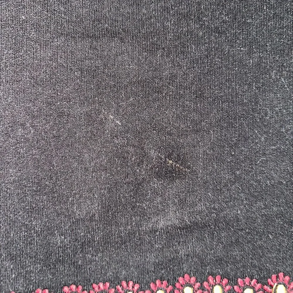 Caite Floral Embroidered Open Front Cardigan Black Size Small - Picture 4 of 9